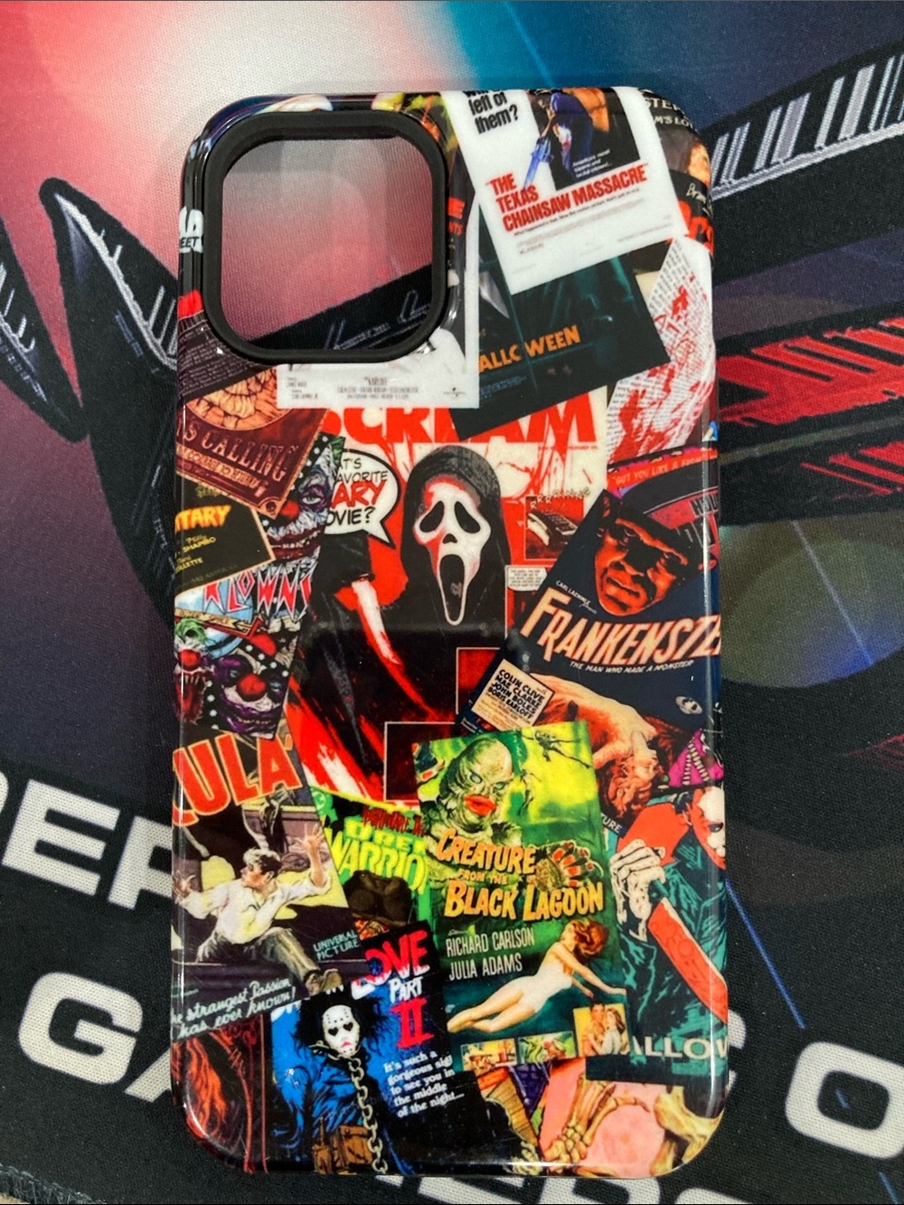 Horror Movie Collage Protective Phone Case - Multicolor